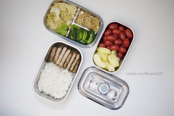日本朝日不鏽鋼真空便當盒開箱：不鏽鋼盒蓋醃漬泡菜不吸味、便當盒大容量另有隔菜盤，不鏽鋼盒蓋可放入電鍋加熱